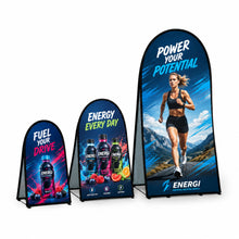 Load image into Gallery viewer, JetStream Vertical Flat Bottom Pop Out Banner