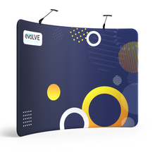 Load image into Gallery viewer, Evolve Curved Fabric Pop Up - 3m