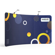 Load image into Gallery viewer, Evolve Curved Fabric Pop Up - 4m