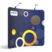Load image into Gallery viewer, Evolve Curved Fabric Pop Up - 2.5m