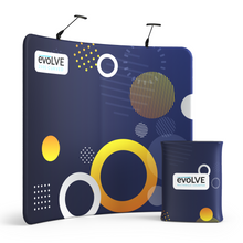 Load image into Gallery viewer, Evolve Curved Fabric Pop Up - 2.5m