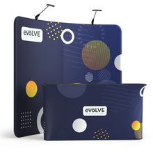 Load image into Gallery viewer, Evolve Curved Fabric Pop Up - 2.5m
