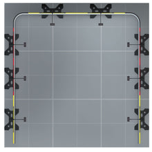Load image into Gallery viewer, Twist2 Modular Display Stands - U Shape - 3m x 3m - Top View