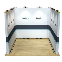 Load image into Gallery viewer, Twist2 Modular Display Stands - U Shape - 3m x 3m with End Caps