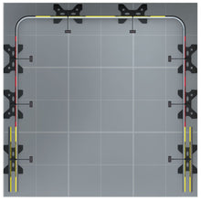 Load image into Gallery viewer, Twist2 Modular Display Stands - U Shape - 3m x 3m with End Caps - Top View