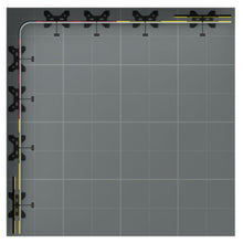 Load image into Gallery viewer, Twist2 Modular Display Stands - L Shape - 4m x 4m with End Caps - Top View