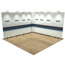 Load image into Gallery viewer, Twist2 Modular Display Stands - L Shape - 4m x 4m