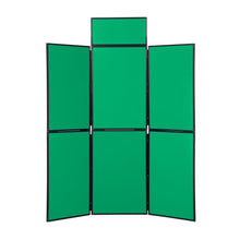Load image into Gallery viewer, DisplayPro 6 Panel Display Board - Black Frame - Green Fabric