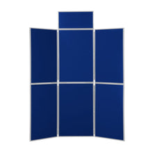 Load image into Gallery viewer, DisplayPro 6 Panel Display Board - Grey Frame - Navy Blue Fabric
