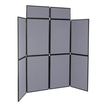 Load image into Gallery viewer, DisplayPro 8 Panel Display Board - Black Frame - Gunmetal Grey Fabric