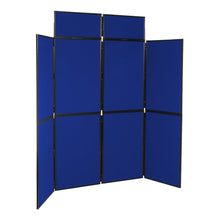 Load image into Gallery viewer, DisplayPro 8 Panel Display Board - Black Frame - Navy Blue Fabric