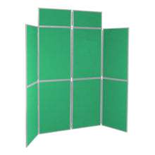 Load image into Gallery viewer, DisplayPro 8 Panel Display Board - Grey Frame - Green Fabric