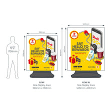 Load image into Gallery viewer, POW! Custom Shaped Forecourt Sign