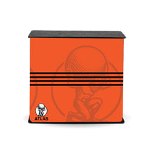 Load image into Gallery viewer, Atlas Rectangular Portable Exhibition Counter with Graphic Wrap - Front