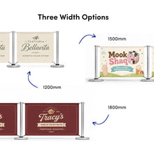 Load image into Gallery viewer, Budget Adfresco Café Banners - Configure your own