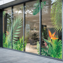 Load image into Gallery viewer, Clear Window Graphic - Leaf design on Window