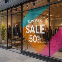 Load image into Gallery viewer, Clear Window Graphic - Summer Sale example image