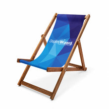 Load image into Gallery viewer, Custom Printed Deckchair Oak