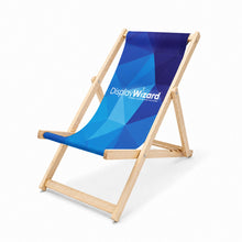 Load image into Gallery viewer, Custom Printed Deckchair Pine