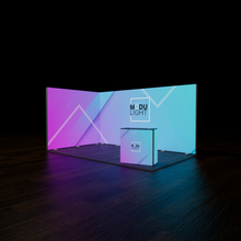 Load image into Gallery viewer, ModuLIGHT LED Lightbox Exhibition - L-Shape - 5m x 3m