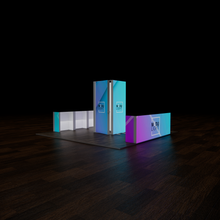 Load image into Gallery viewer, ModuLIGHT LED Lightbox Exhibition - Island Stand - 5m x 5m