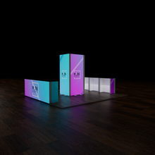 Load image into Gallery viewer, ModuLIGHT LED Lightbox Exhibition - Island Stand - 5m x 5m