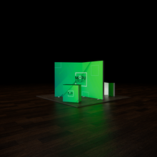 Load image into Gallery viewer, ModuLIGHT LED Backlit Exhibition - Island Stand (Three sided) - 5m x 5m