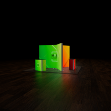 Load image into Gallery viewer, ModuLIGHT LED Backlit Exhibition - Island Stand (Three sided) - 5m x 5m