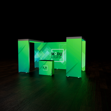 Load image into Gallery viewer, ModuLIGHT LED Backlight Exhibition Stand - Backwall With 2 Arches - 5m