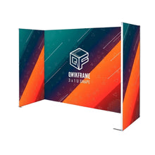 Load image into Gallery viewer, QwikFRAME - Shape Seamless Fabric Modular Stand - 3x1 U-Shape