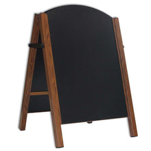 Load image into Gallery viewer, Deluxe Steel Leg Chalkboard A-Frame- Wood No print