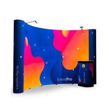 Load image into Gallery viewer, EventPro Pop Up Display Stand - 3x5 - Curved With Zeus Counter