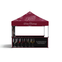 Load image into Gallery viewer, Gazebo With Halfwalls wine tasting