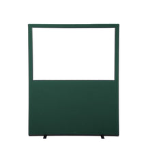 Load image into Gallery viewer, Glazed Office Screen -1200mm by 1500mm - Bottle Green