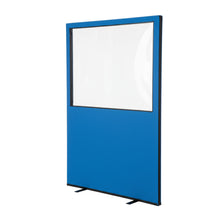 Load image into Gallery viewer, Glazed Office Screen -1200mm (w) x 1800mm (h) - Tall , Blueberry