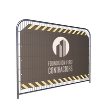 Load image into Gallery viewer, Custom Branded Heras Fence Cover - AeroMesh