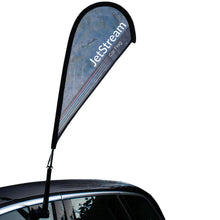 Load image into Gallery viewer, JetSteam Car Window Flag - Teardrop