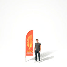 Load image into Gallery viewer, JetStream 360 Feather Flag Medium Scale