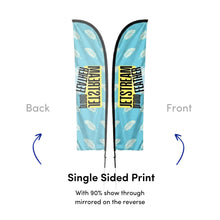 Load image into Gallery viewer, JetStream Promo Feather Flag Large Print