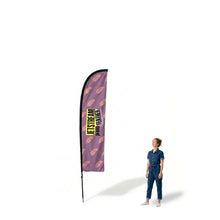 Load image into Gallery viewer, JetStream Promo Feather Flag Medium Scale