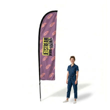 Load image into Gallery viewer, JetStream Promo Feather Flag Medium Scale 2