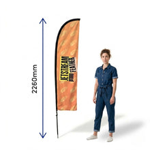 Load image into Gallery viewer, JetStream Promo Feather Flag Small Height