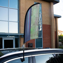 Load image into Gallery viewer, Custom Printed Car Window Flag - Blade