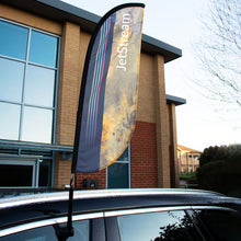 Load image into Gallery viewer, Custom Printed Car Window Flag - Crest