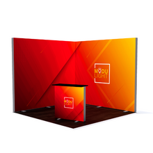 Load image into Gallery viewer, ModuLIGHT LED Lightbox Exhibition - L-Shape - 3m x 3m