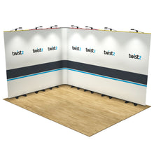 Load image into Gallery viewer, Twist2 Modular Display Stands - L Shape - 4m x 3m