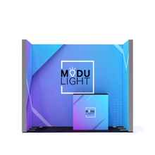 Load image into Gallery viewer, ModuLIGHT LED Lightbox Exhibition - U-Shape - 3m x 1m