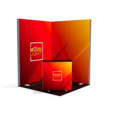 Load image into Gallery viewer, ModuLIGHT LED Lightbox Exhibition Stand - L-Shape - 2m x 2m