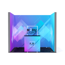 Load image into Gallery viewer, ModuLIGHT LED Backlit Exhibition - U-Shape - 3m x 2m