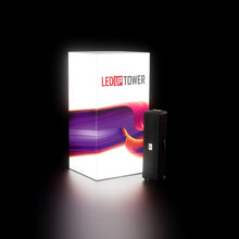 Load image into Gallery viewer, LEDUP Tower - 1000mm x 2000mm with ABS Case - Illuminated Display Column